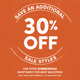 Extra 30% off sale styles with code SUMMERSAILS